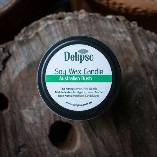 Australian Bush — Fresh & Earthy Coconut Soy Candle Delipso
