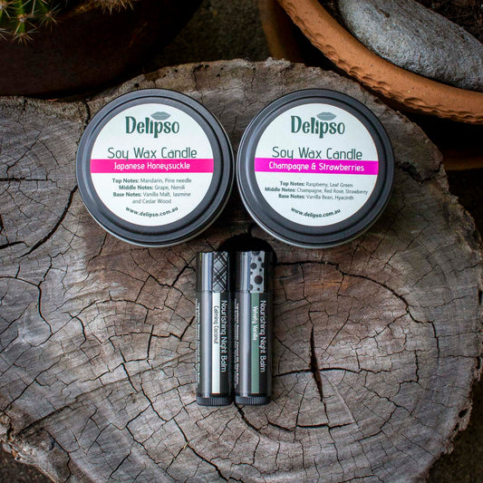 The Night In Bundle | 2 Night Balms + 2 Candles