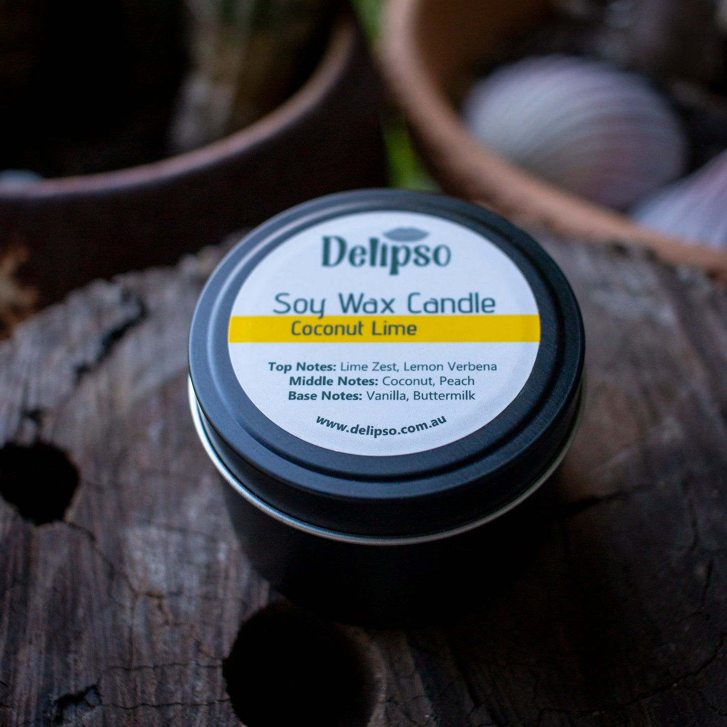 Coconut Lime Soy Wax Candle