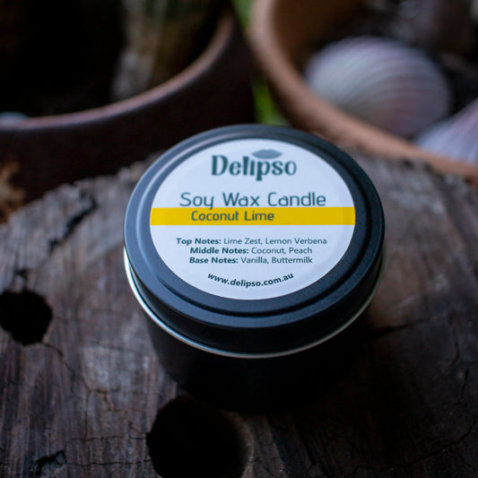 Coconut Lime Soy Wax Candle