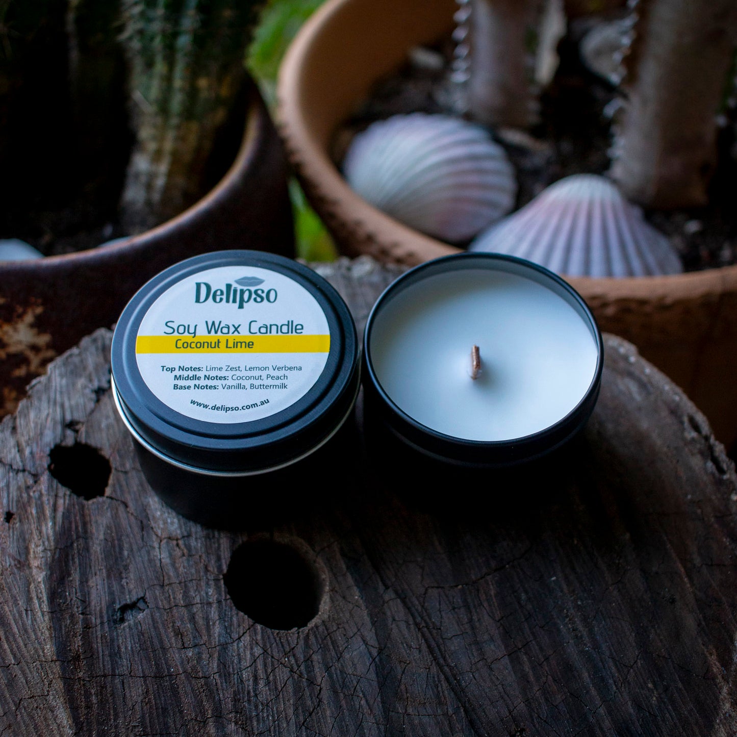 Coconut Lime Soy Wax Candle