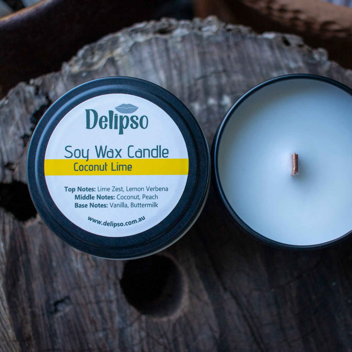 Coconut Lime Soy Wax Candle