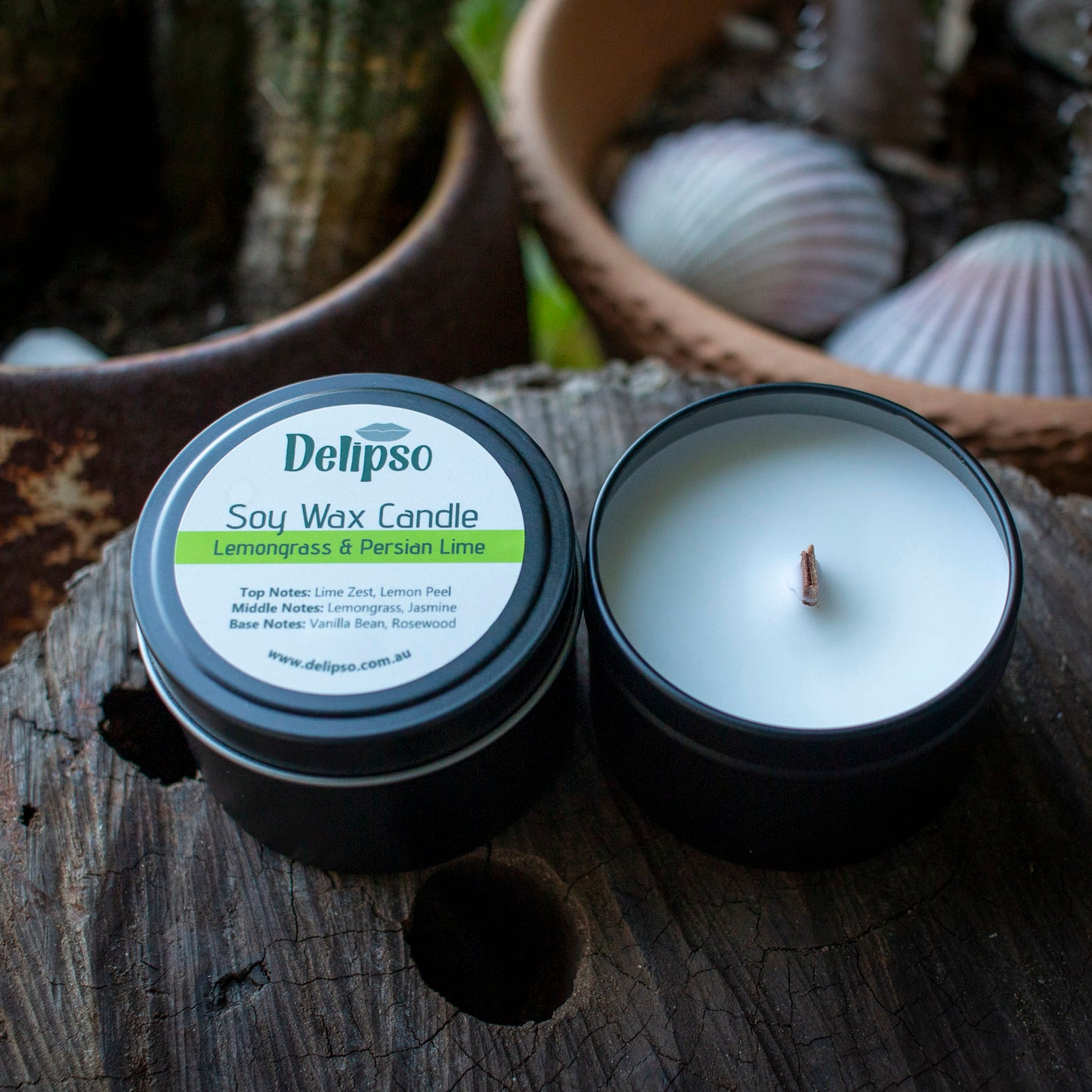 Lemongrass & Persion Lime Soy Wax Candle