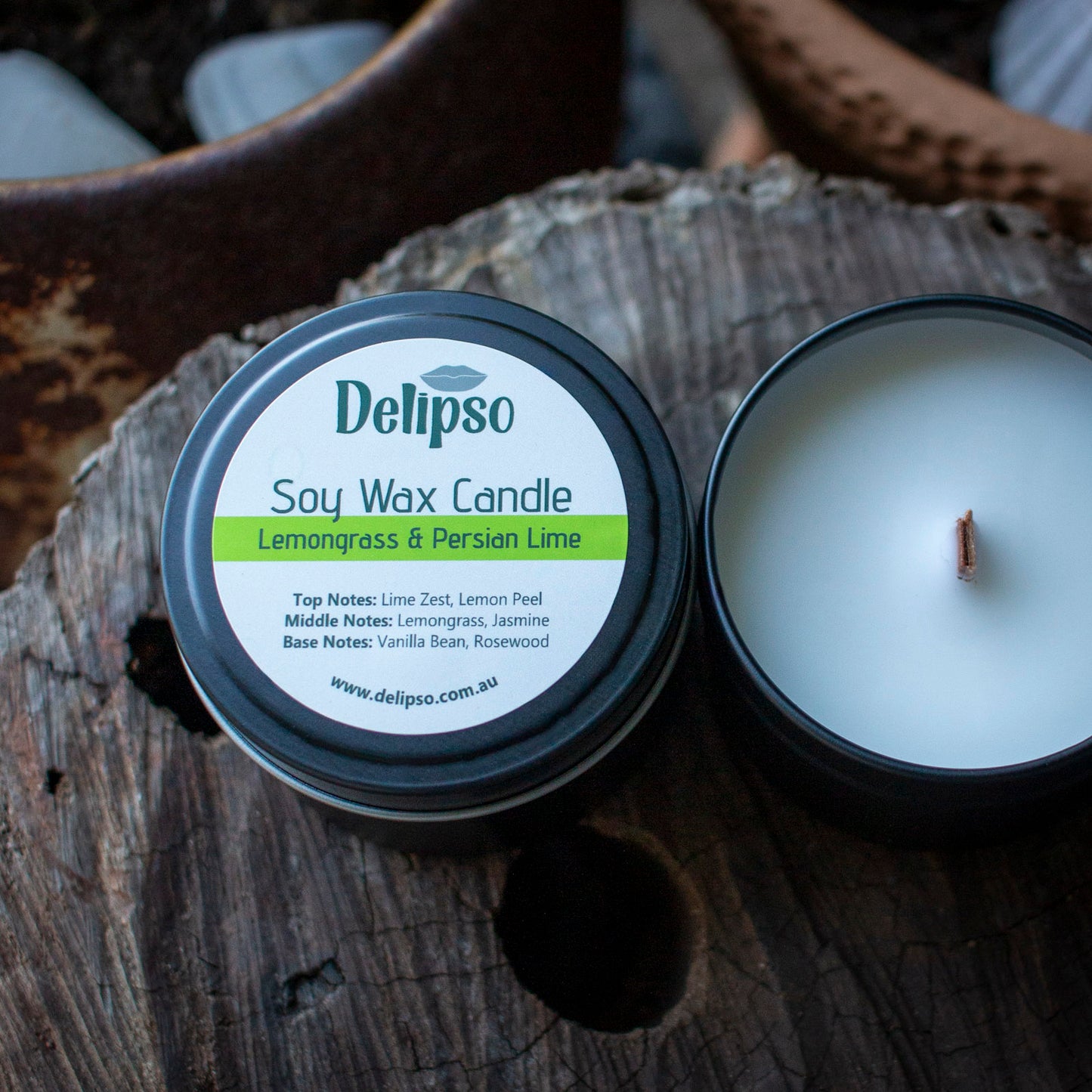 Lemongrass & Persion Lime Soy Wax Candle