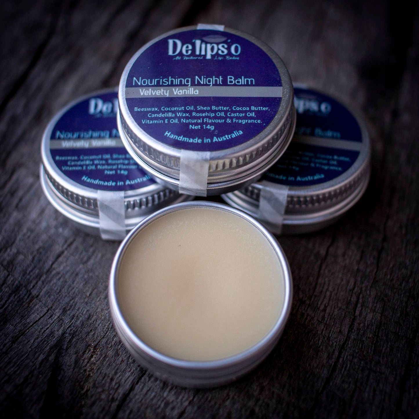 Velvety Vanilla Nourishing Night Balm 14g Tin