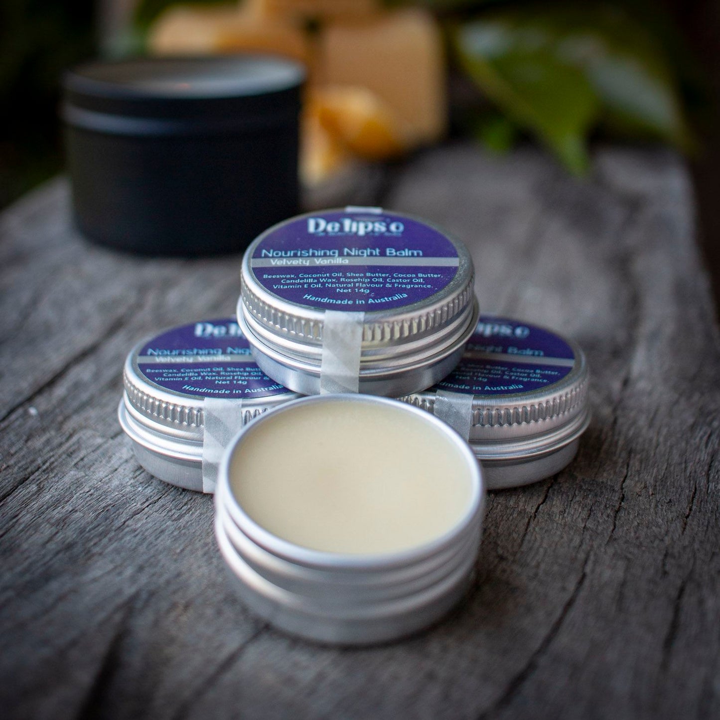 Velvety Vanilla Nourishing Night Balm 14g Tin