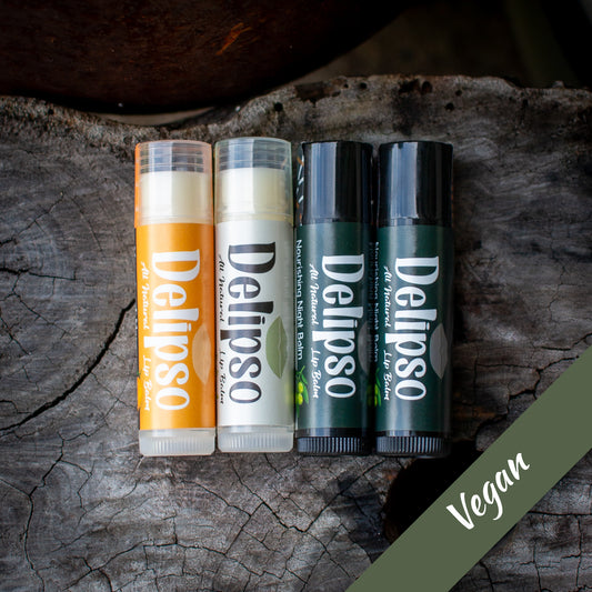 The Vegan Favourites Lip Care Bundle | 4 Vegan Lip Balms Delipso